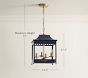 Navy Star Punched Lantern Chandelier (18")