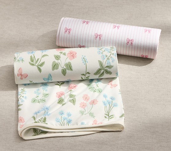Hill House Home Floral Baby Quilt | Pottery Barn Kids