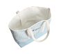 Chambray Ticking Stripe Family Tote