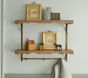 Chris Loves Julia Metal and Wood Tiered Shelf (24"x 18")