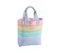 Rainbow Tie-Dye Stripe Tote &amp; Towel Set