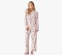 Holiday Cats Bamboo Viscose Adult Relaxed Fit Crew Pajama Set