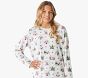 Holly Jolly Santa Adult Relaxed Fit Crew Pajama Set