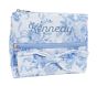 LoveShackFancy Blue Damask Floral Mackenzie Supplies Pouch