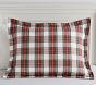 Stewart Plaid Organic Flannel Duvet Cover &amp; Shams