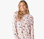 Holiday Cats Bamboo Viscose Adult Relaxed Fit Crew Pajama Set