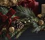 Chris Loves Julia Faux Pine Light Up Ribbon Garland