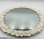 Open Box: Hydrangea Round Mirror (28") - White