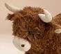 Highland Cow Critter Plush Nursery Rocker
