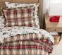 Holiday Plaid Smocked Comforter &amp; Shams
