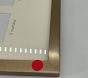 Open Box: Ava Ribbon First Year Metal Frame (17"W x 12"H) - Antique Brass