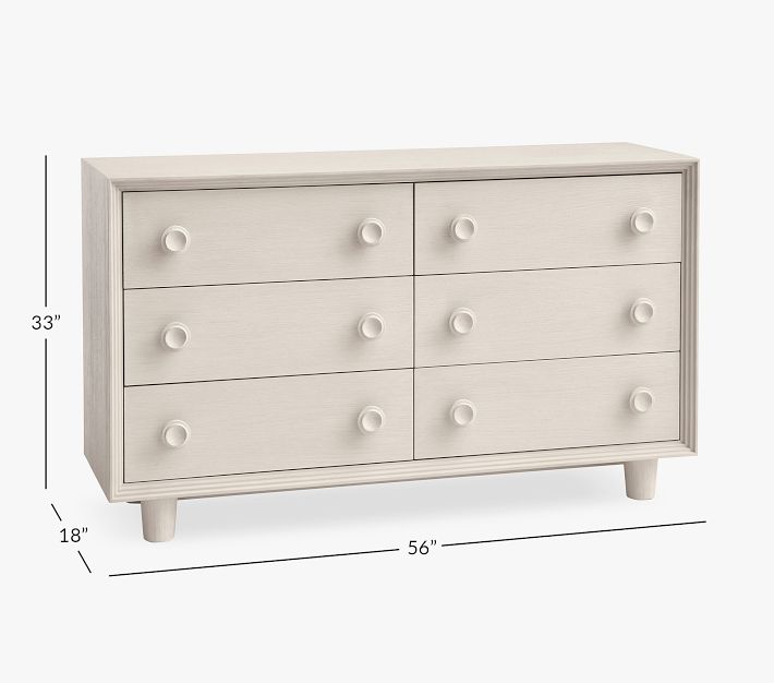Vivienne 6-Drawer Nursery Dresser | Pottery Barn Kids