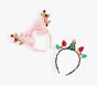 Glitter Reindeer With Bow Headband