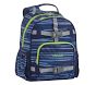 Mackenzie Blue Abstract Stripe Reflective Backpacks