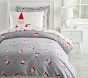 west elm x pbk Modern Organic Smiley Santa Icon Pillowcase