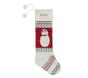 Snowman Heirloom Knit Christmas Stocking
