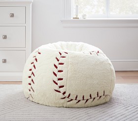Sherpa Baseball Anywhere Beanbag™ | Pottery Barn Kids