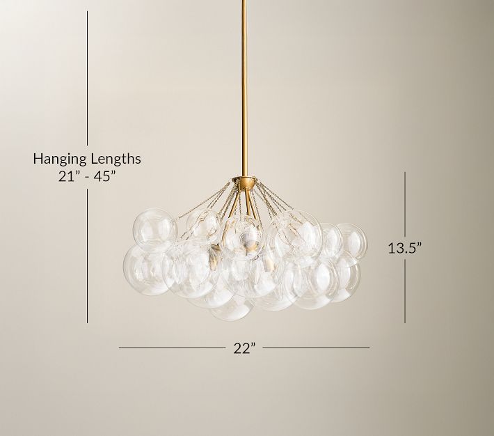 Pottery Barn ガラス/天井照明　① clear-bubble-chandelier-22-o.jpg