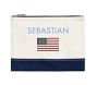 Navy Canvas Customizable Wet Dry Bag