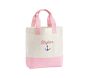 Pink Customizable Kids Beach Tote Bag