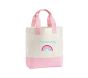 Pink Customizable Kids Beach Tote Bag