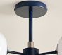 Triple Globe Flushmount (22")