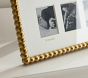 Antique Brass Bead First Year Frame