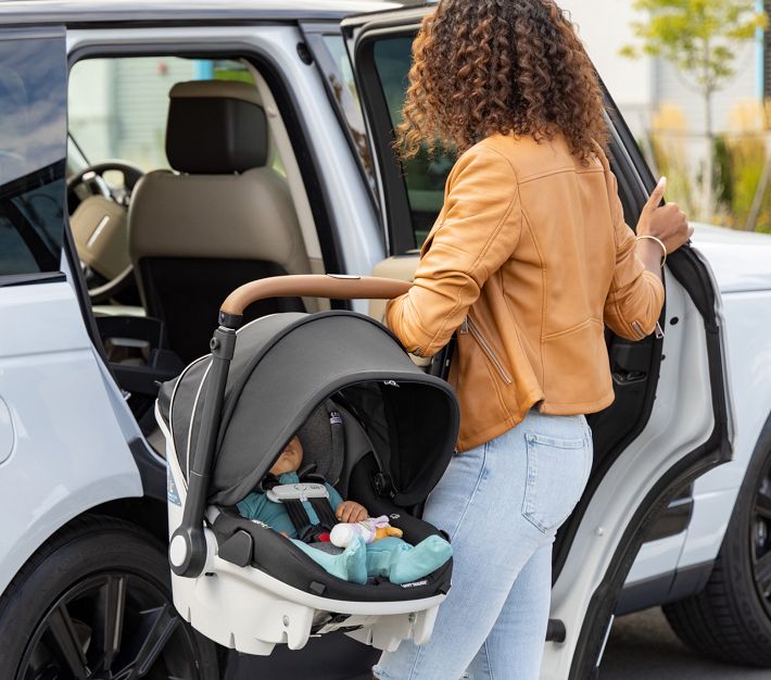 Evenflo Gold Shyft DualRide with Carryall Storage Infant Car Seat and Stroller Combo - Moonstone