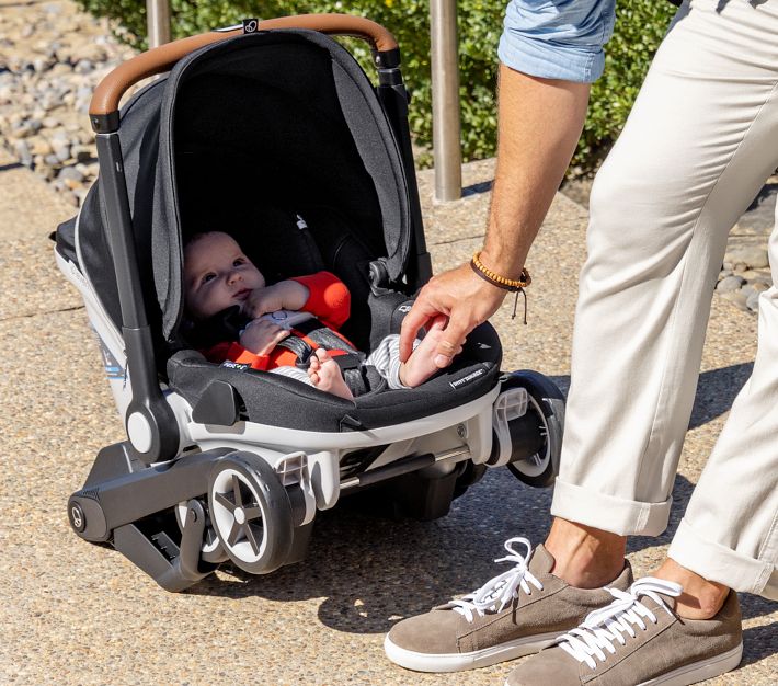Evenflo Gold Shyft DualRide with Carryall Storage Infant Car Seat and Stroller Combo (Onyx Black)