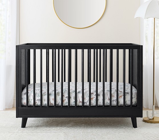 Kendall Low-Profile Convertible Baby Crib | Pottery Barn Kids