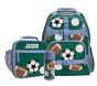 Mackenzie Green Sports Chenille Backpack &amp; Lunch Bundle, Set of 3