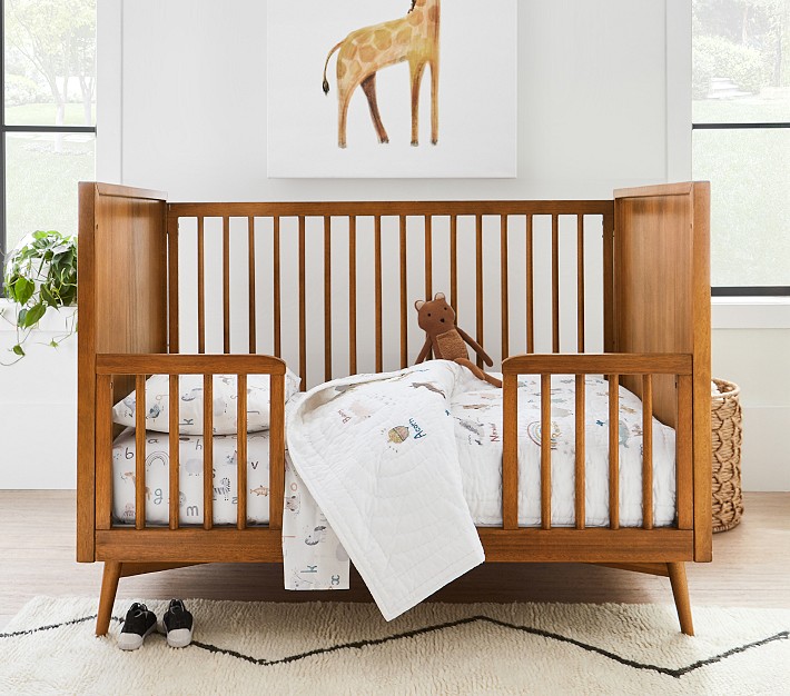 west elm x pbk Mid-Century Toddler Bed & Conversion Kit | Pottery