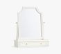 Open Box: Ava Regency Vanity Desk Topper - Simply White, Antique Gold