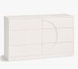 Circle 6-Drawer Nursery Dresser (56w x 19d")