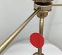 Open Box: Carved Wood Dinosaur Table Lamp (18") - Warm Sand