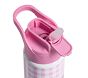 Gingham Pink Mackenzie Water Bottle