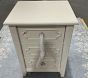 Open Box: Ava Regency Nightstand (20") - Bleached Bone, Champagne