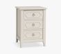 Open Box: Ava Regency Nightstand (20") - Bleached Bone, Champagne