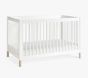 Open Box: Babyletto Gelato 4-in-1 Convertible Crib - White/Washed Natural