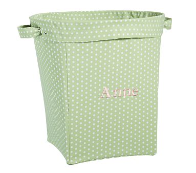 Mini Dot Large Canvas Bucket