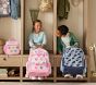 Mackenzie Pastel Chenille Hearts Nap Mat &amp; Small Backpack Bundle
