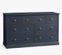 Open Box: Charlie 7-Drawer Dresser (58"W x 20"D) - Weathered Navy