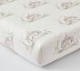 AERIN Carousel Organic Cotton Crib Fitted Sheet