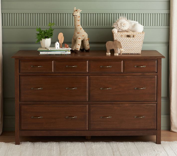 Rory Extra Wide Changing Table Dresser & Topper | Pottery Barn Kids