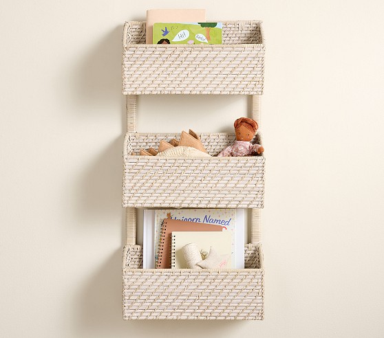 Quinn Rattan Cloud Shelf | Pottery Barn Kids