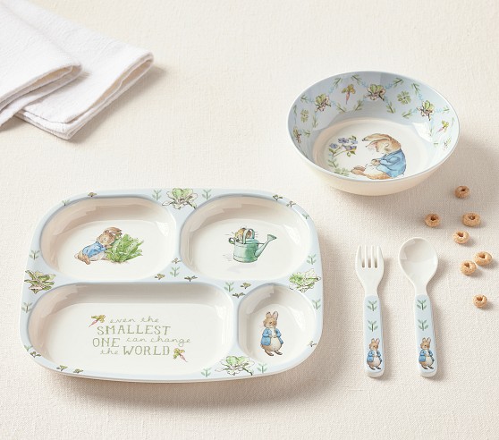 Peter Rabbit™ Nursery Feeding Set | Pottery Barn Kids