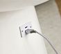 Collins Side Table with Charging Station (17")