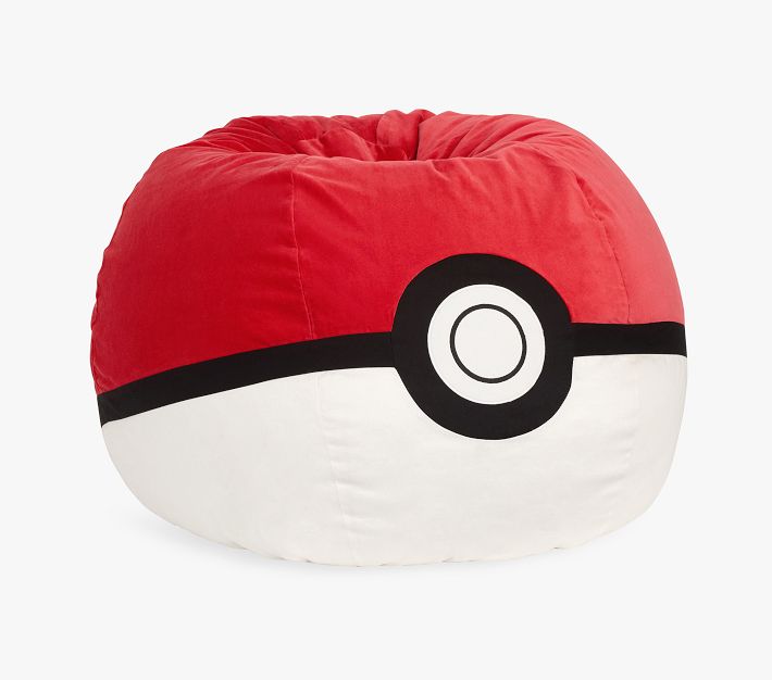 Anywhere Beanbag™ Pokémon Poké Ball Slipcover | Pottery Barn Kids