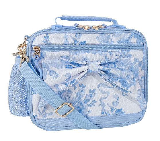 Blue Damask Adaptive Lunch Box | Pottery Barn Kids