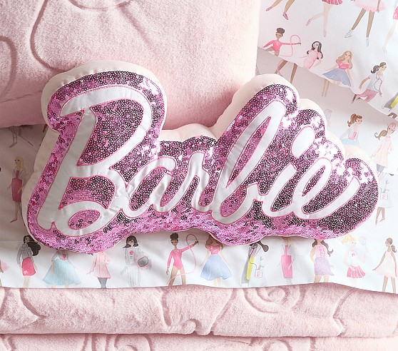 Barbie™ Organic Duvet Cover & Shams | Pottery Barn Kids